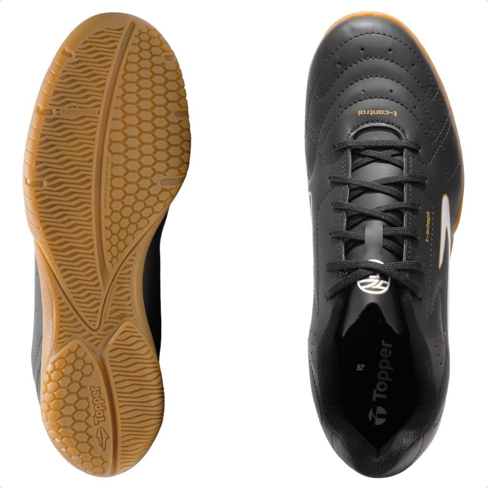 Chuteira Futsal Topper Boleiro VI Masculino Preto 6