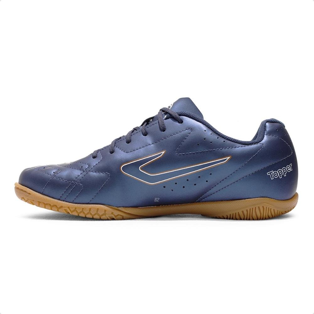 Chuteira Futsal Topper Boleiro VI Masculino Azul 2