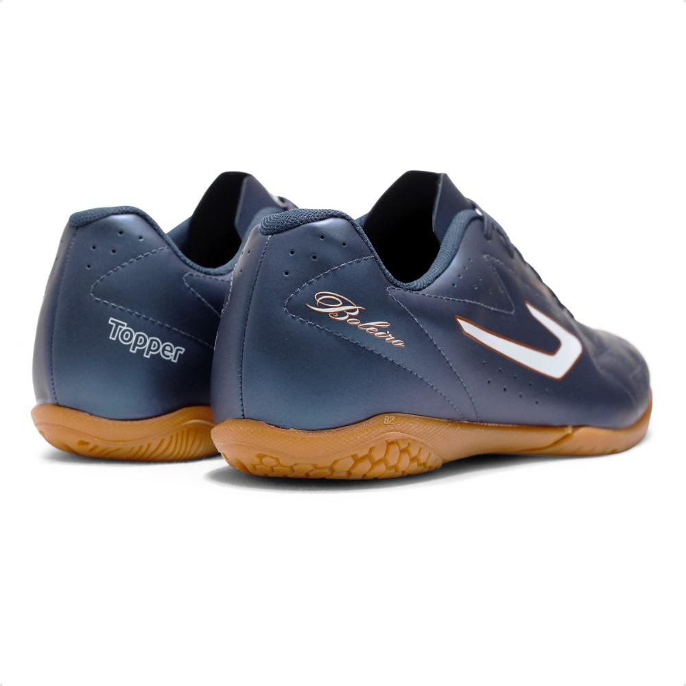 Chuteira Futsal Topper Boleiro VI Masculino Azul 5