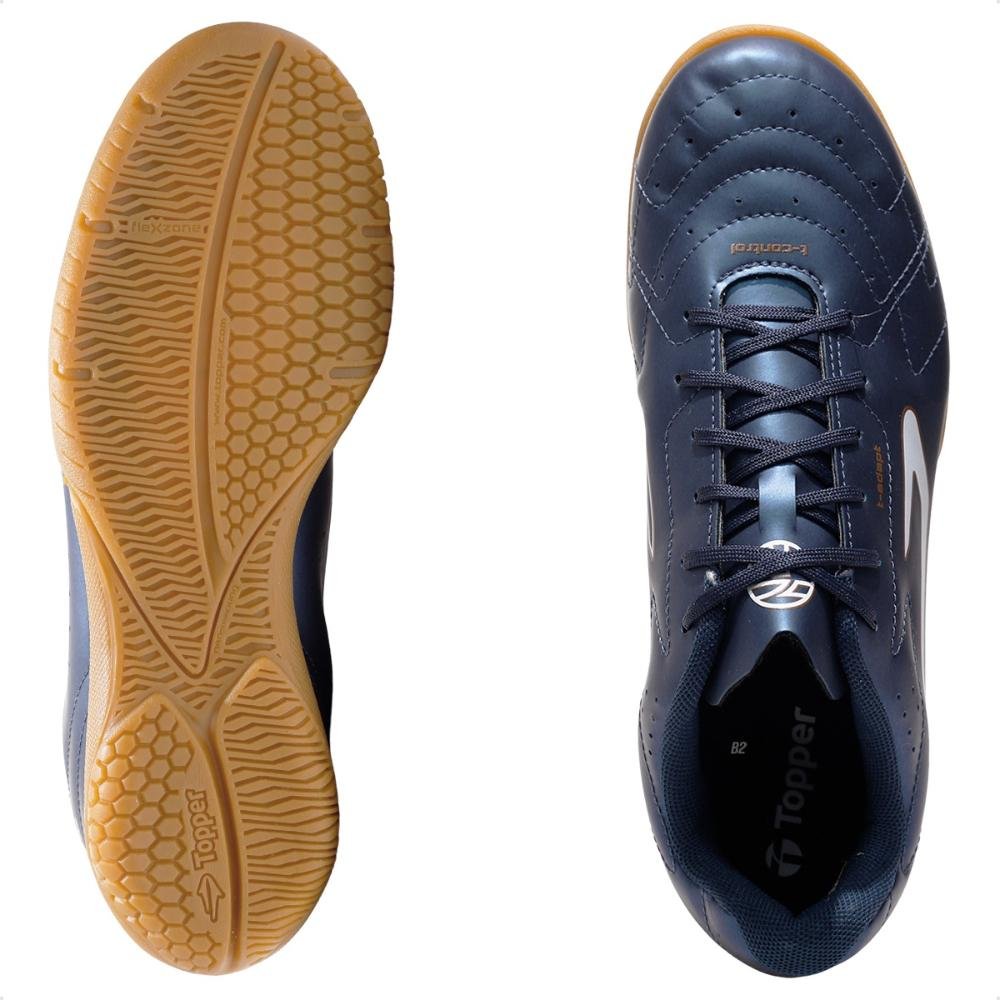 Chuteira Futsal Topper Boleiro VI Masculino Azul 6