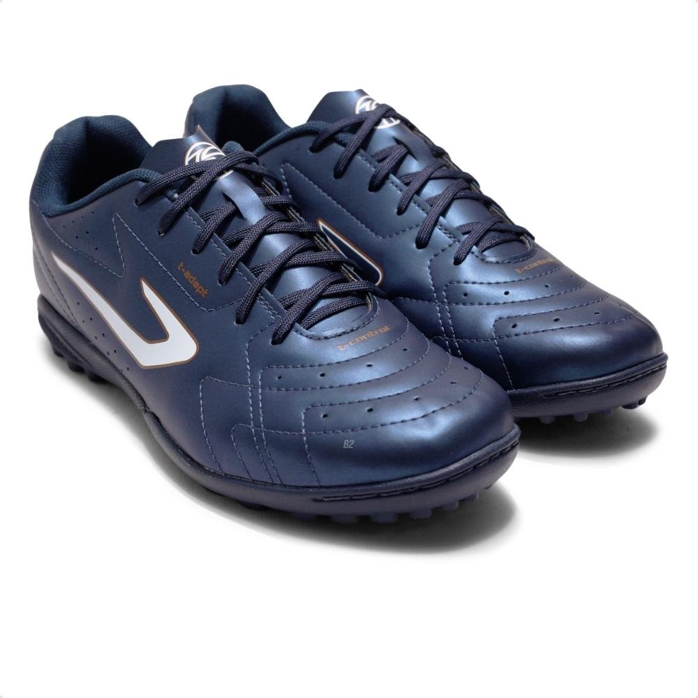 Chuteira Society Topper Boleiro VI Masculino Azul 3