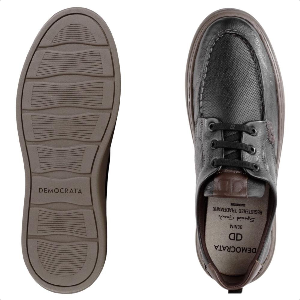 Sapatênis Democrata Denim Clash Masculino  Preto 6