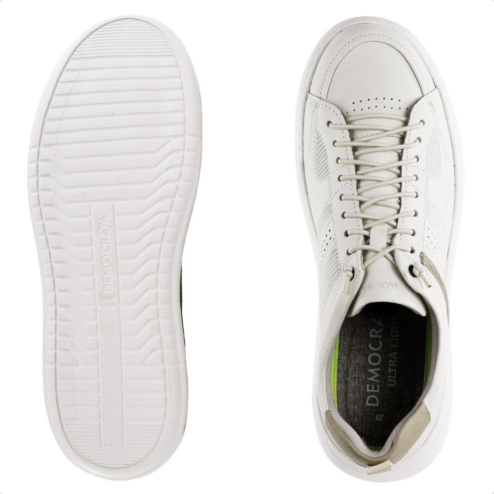 Sapatênis Democrata Denim Joe Ultra Light Masculino Bege 6