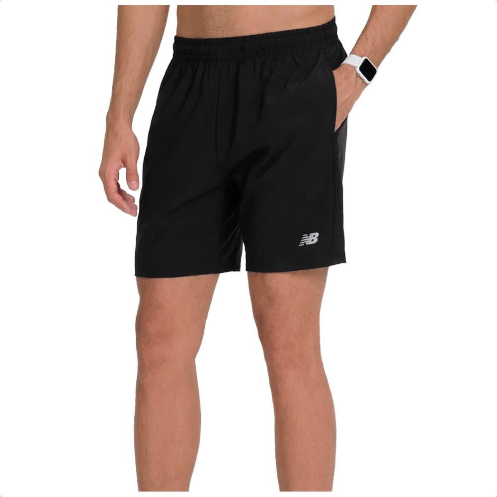 Bermuda New Balance Sport Essentials 7 Masculino Preto 3