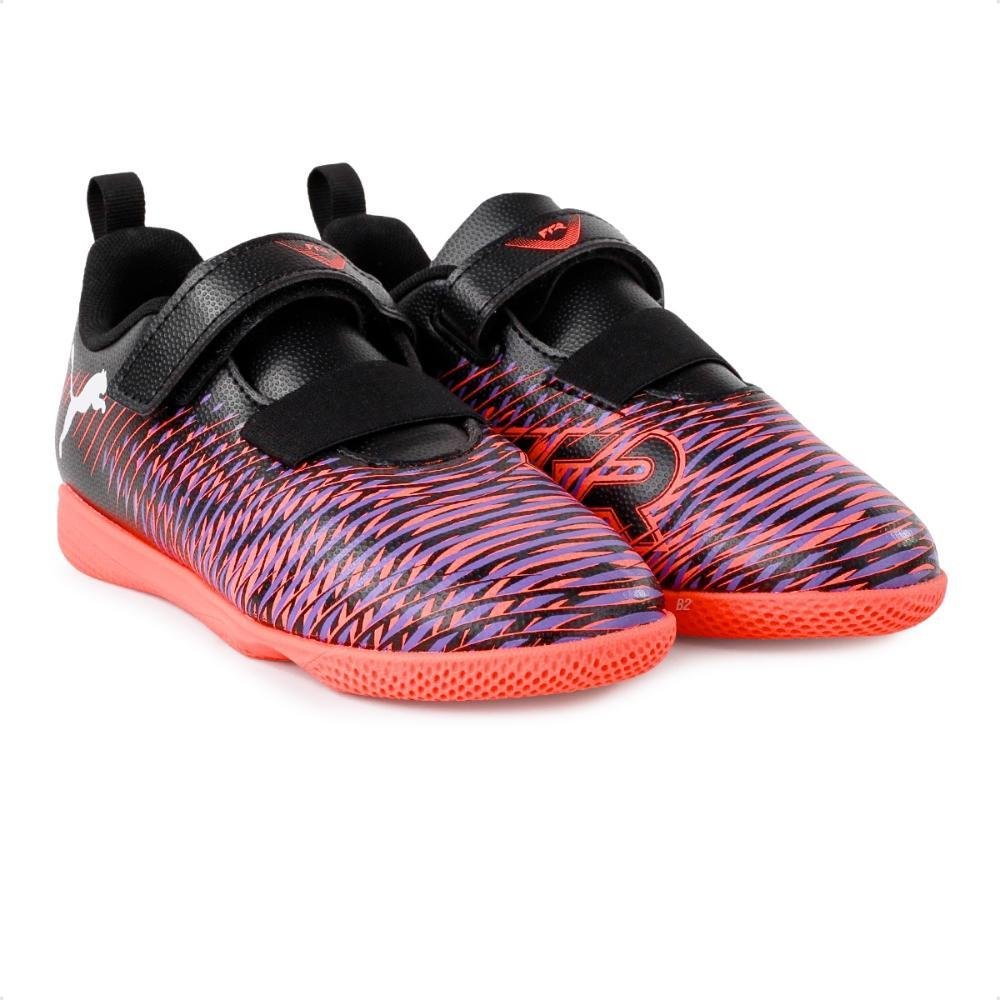 Chuteira Futsal Puma Future 8 Play IT V Jr Preto 3