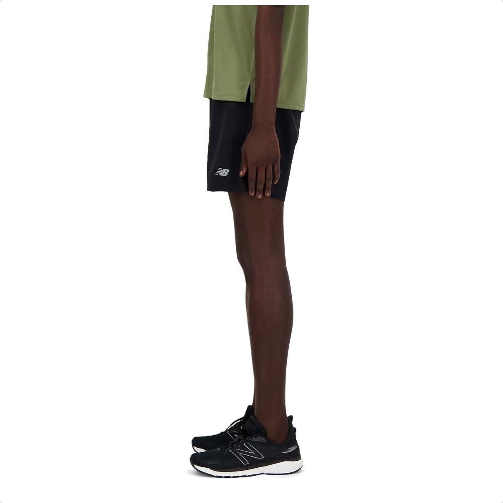 Shorts New Balance Sport Essentials 5 Masculino Preto 2