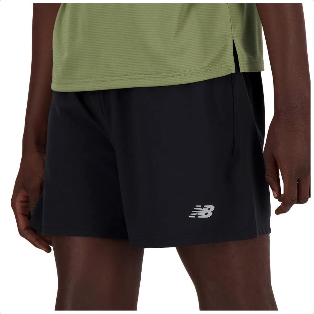 Shorts New Balance Sport Essentials 5 Masculino Preto 3