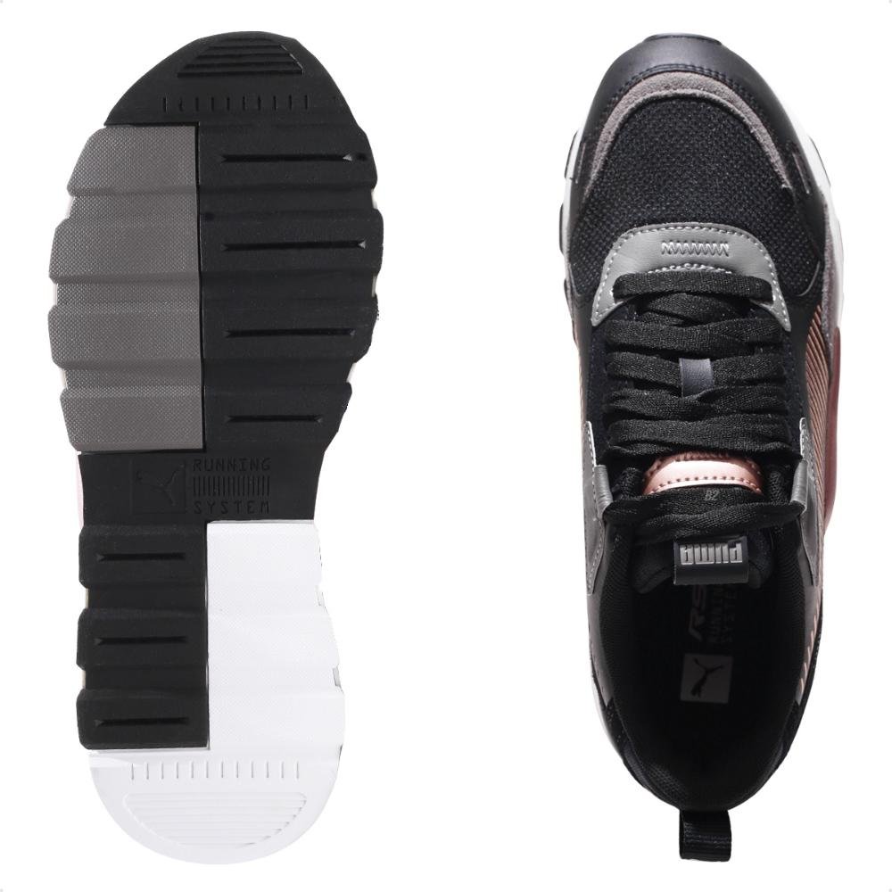 Tênis Puma RS 3.0 Metallic Wns Feminino Preto 6