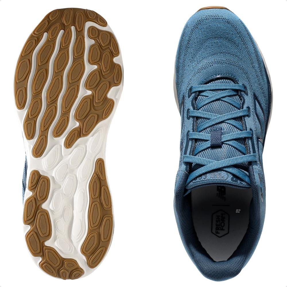Tênis New Balance 680 V8 Feminino Tamanho Grande  Azul 6
