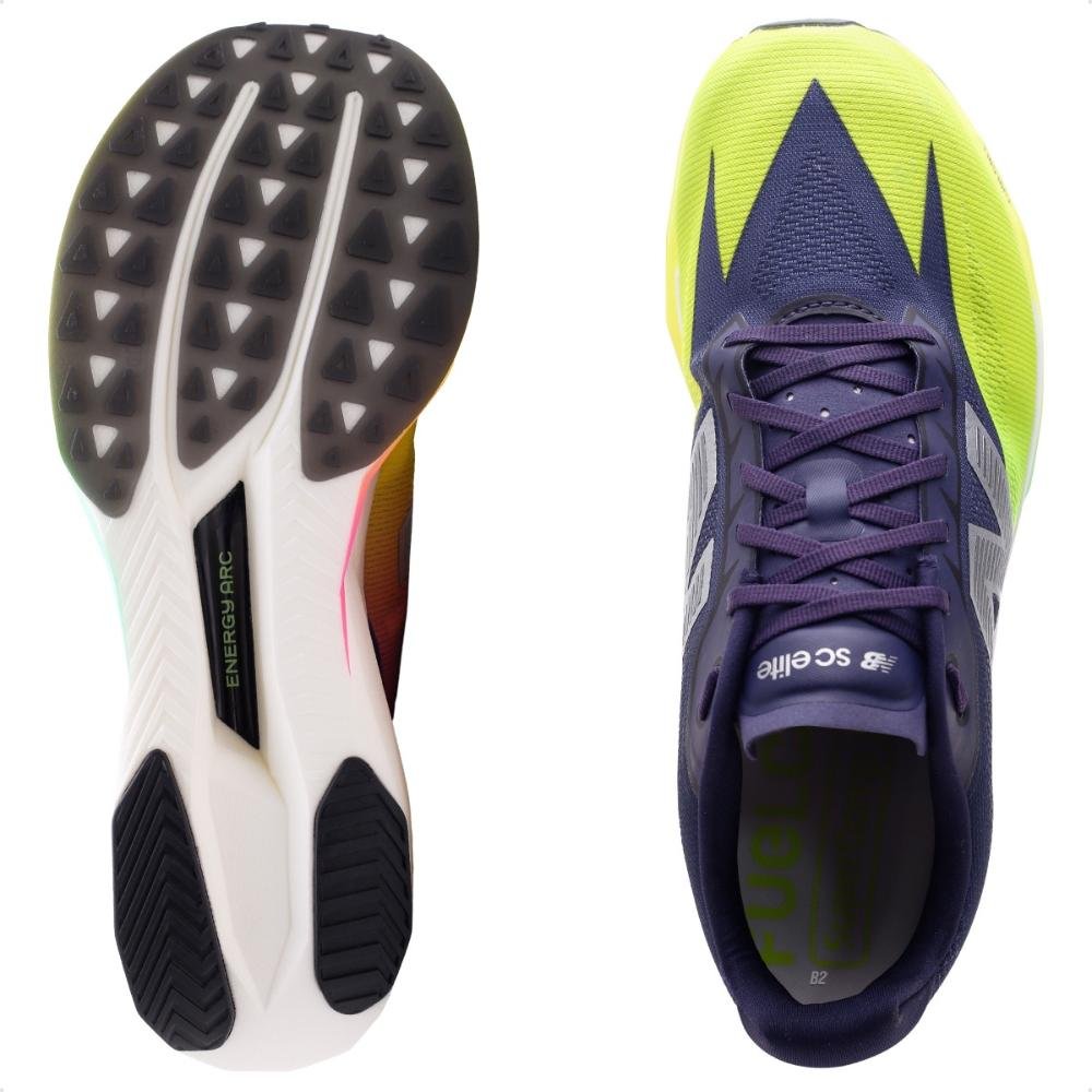 Tenis New Balance Fuelcell Supercomp Elite V5 Feminino Roxo/Verde 7