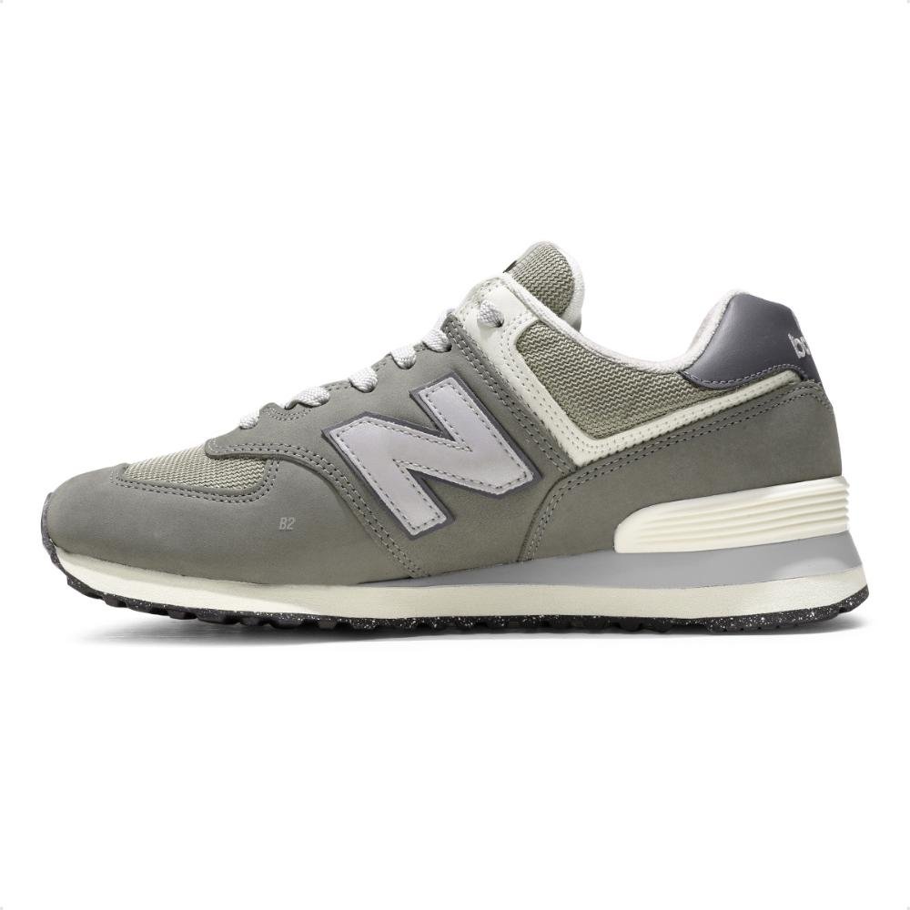 Tênis New Balance 574 V2 Feminino Numeração Especial Cinza/Prata 2