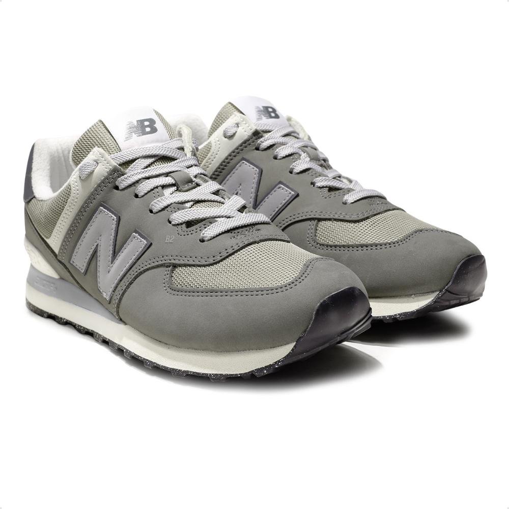 Tênis New Balance 574 V2 Feminino Numeração Especial Cinza/Prata 3