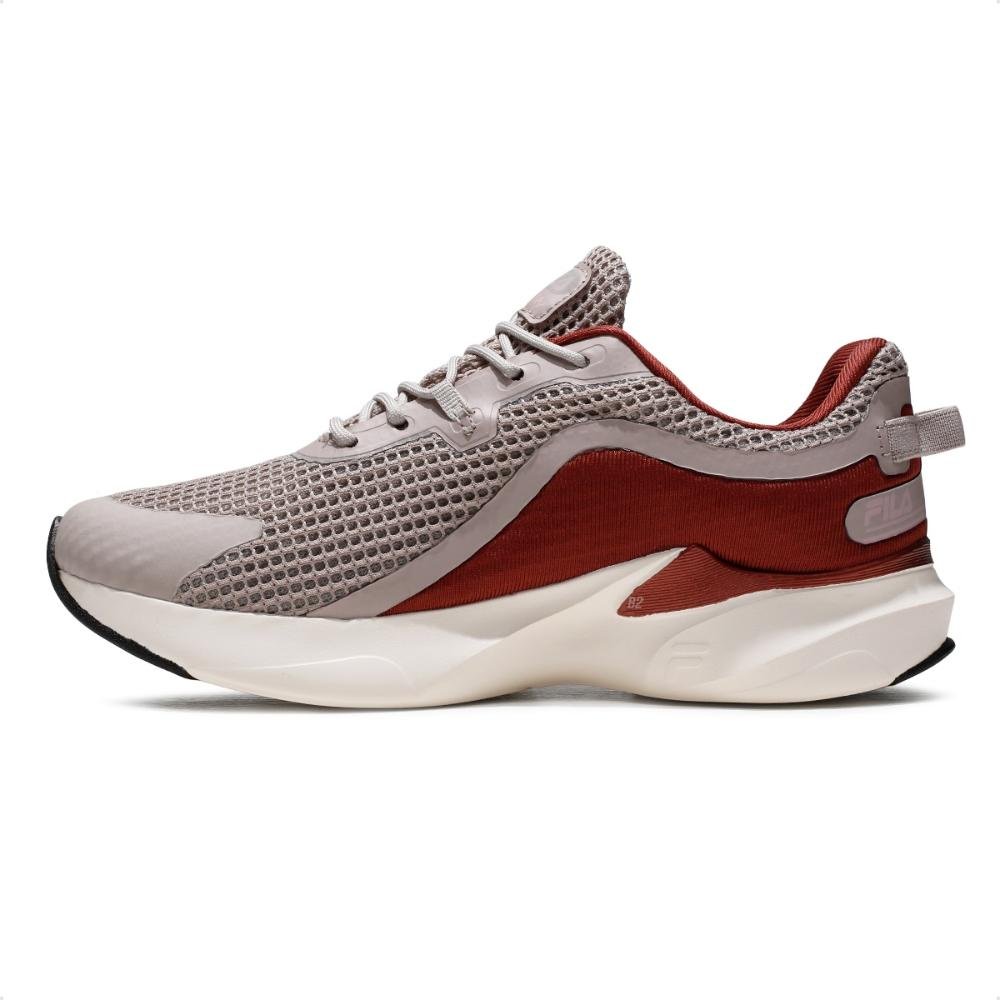 Tênis Fila Recovery Feminino Cinza/Vinho 2