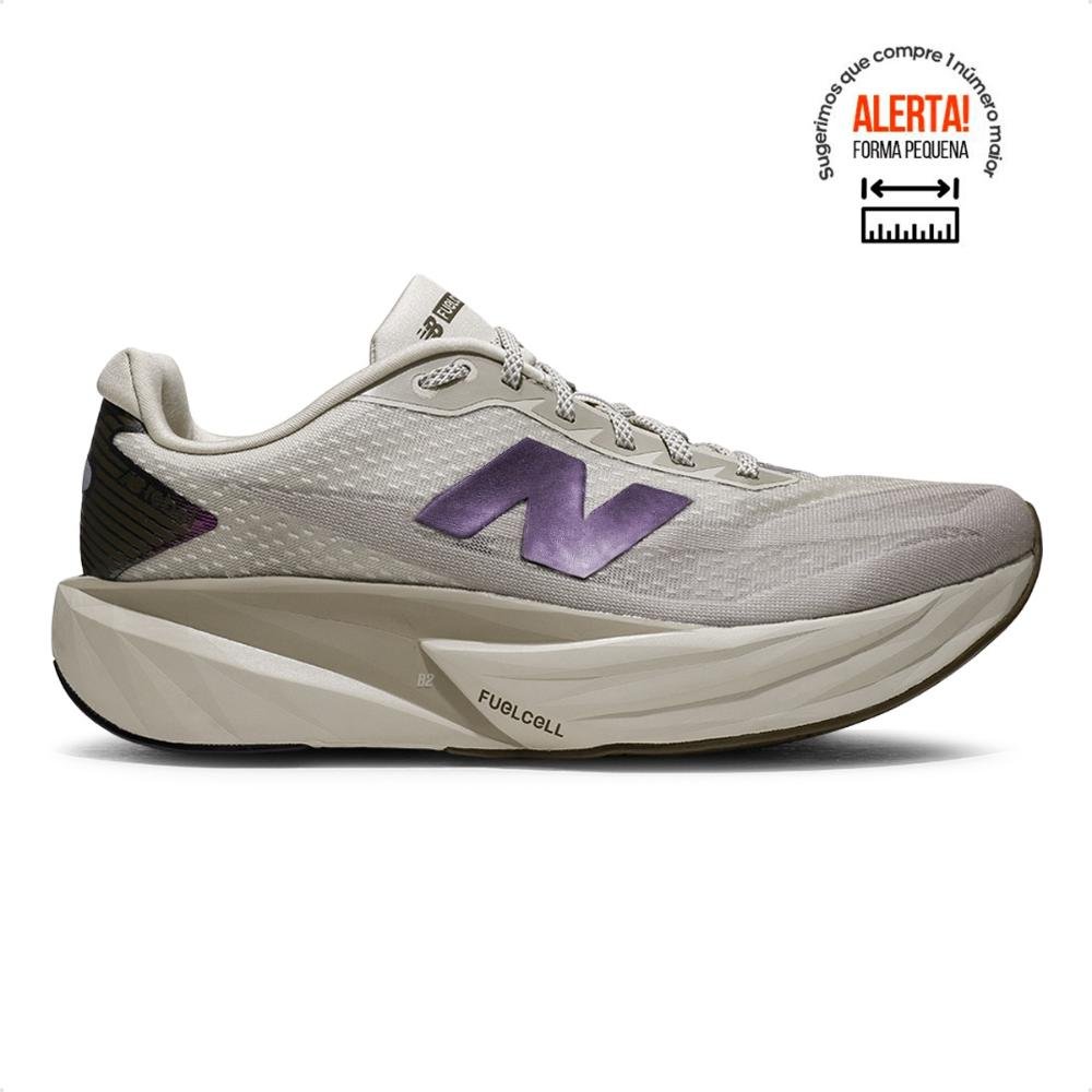 Tenis New Balance Fuelcell Rebel V5 Masculino Bege 3