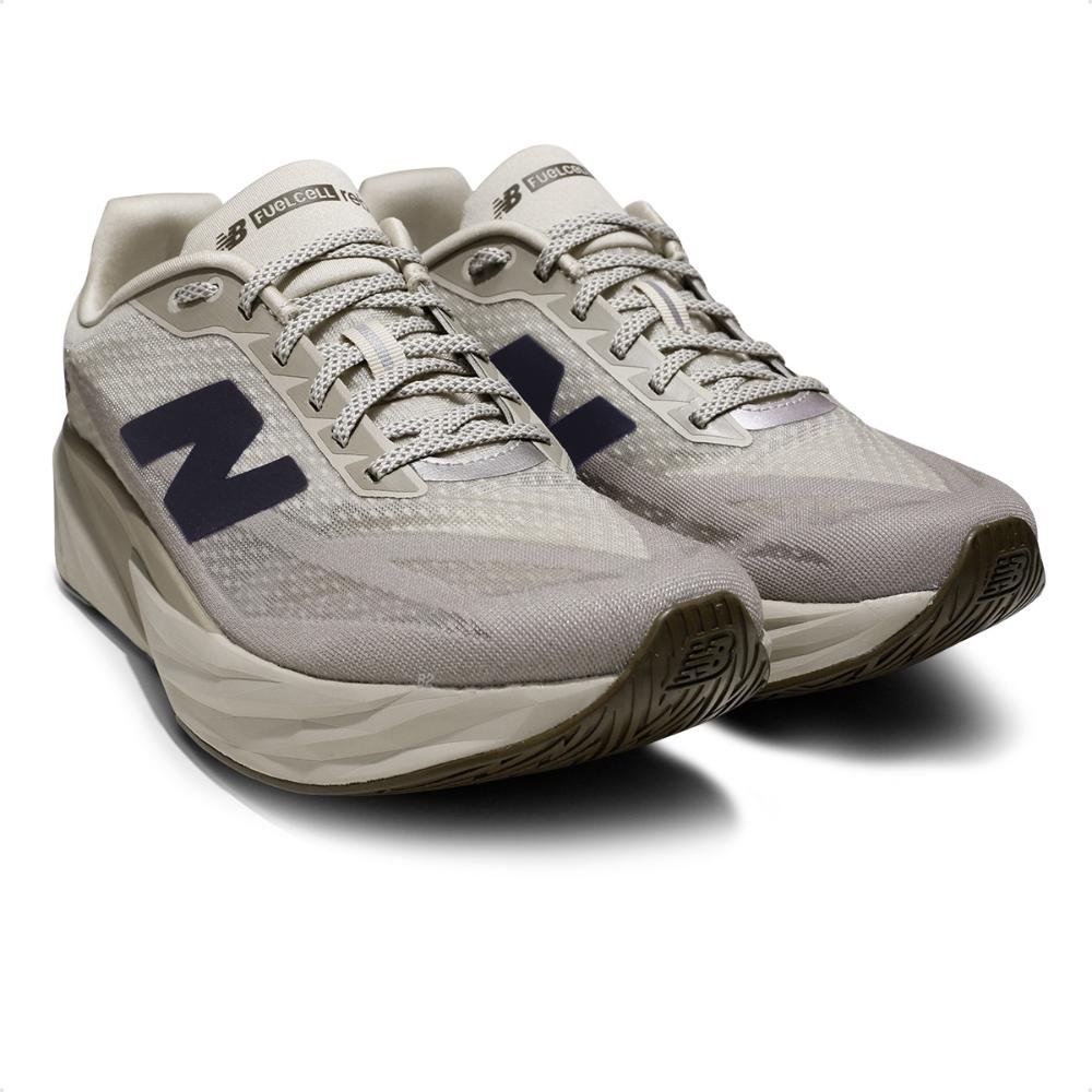 Tenis New Balance Fuelcell Rebel V5 Masculino Bege 5