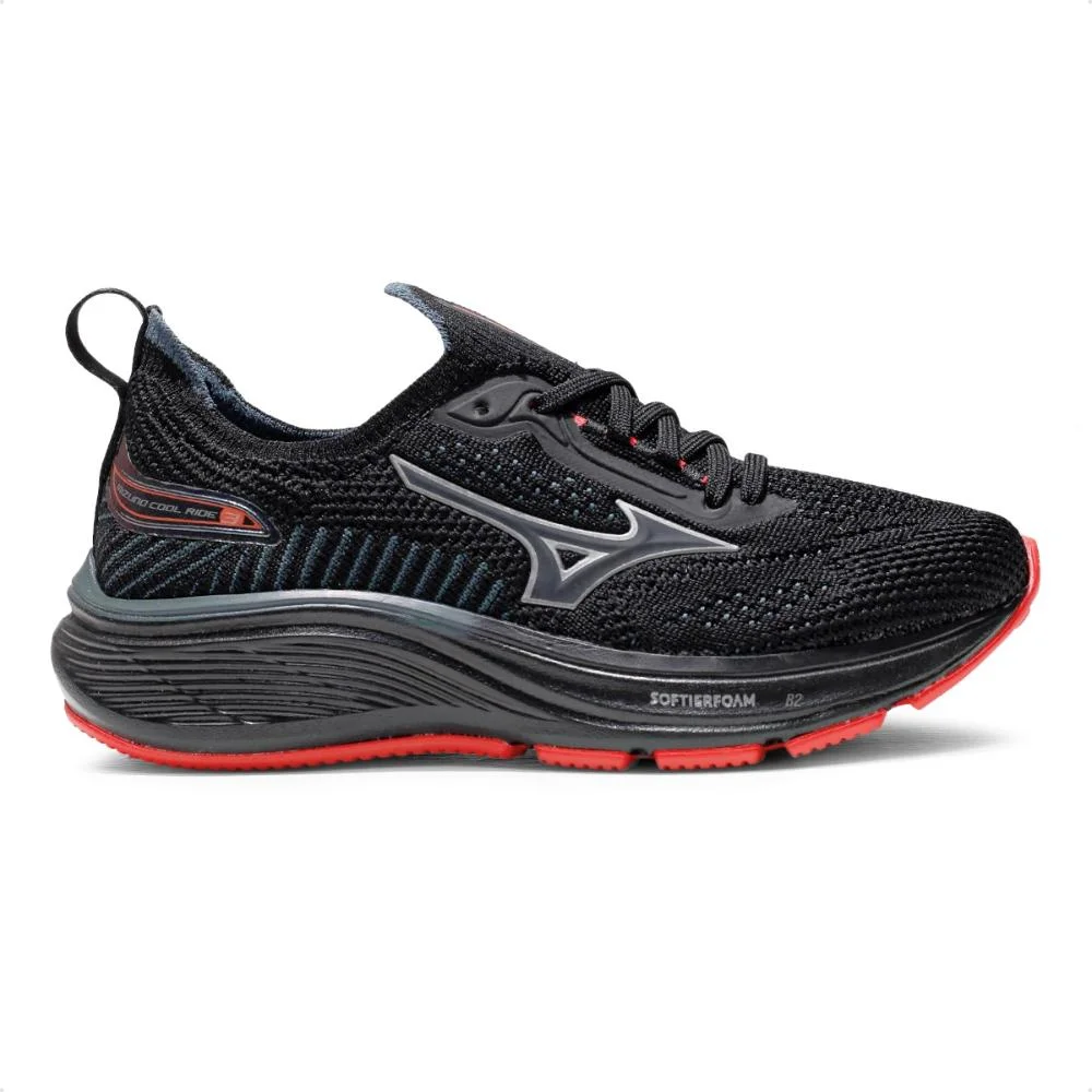 Tênis Mizuno Cool Ride 3 Feminino Preto