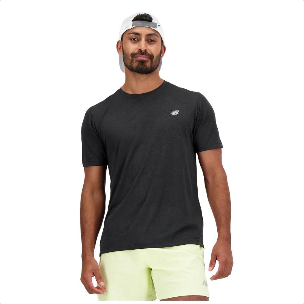 Camiseta New Balance Athletics Run Masculina