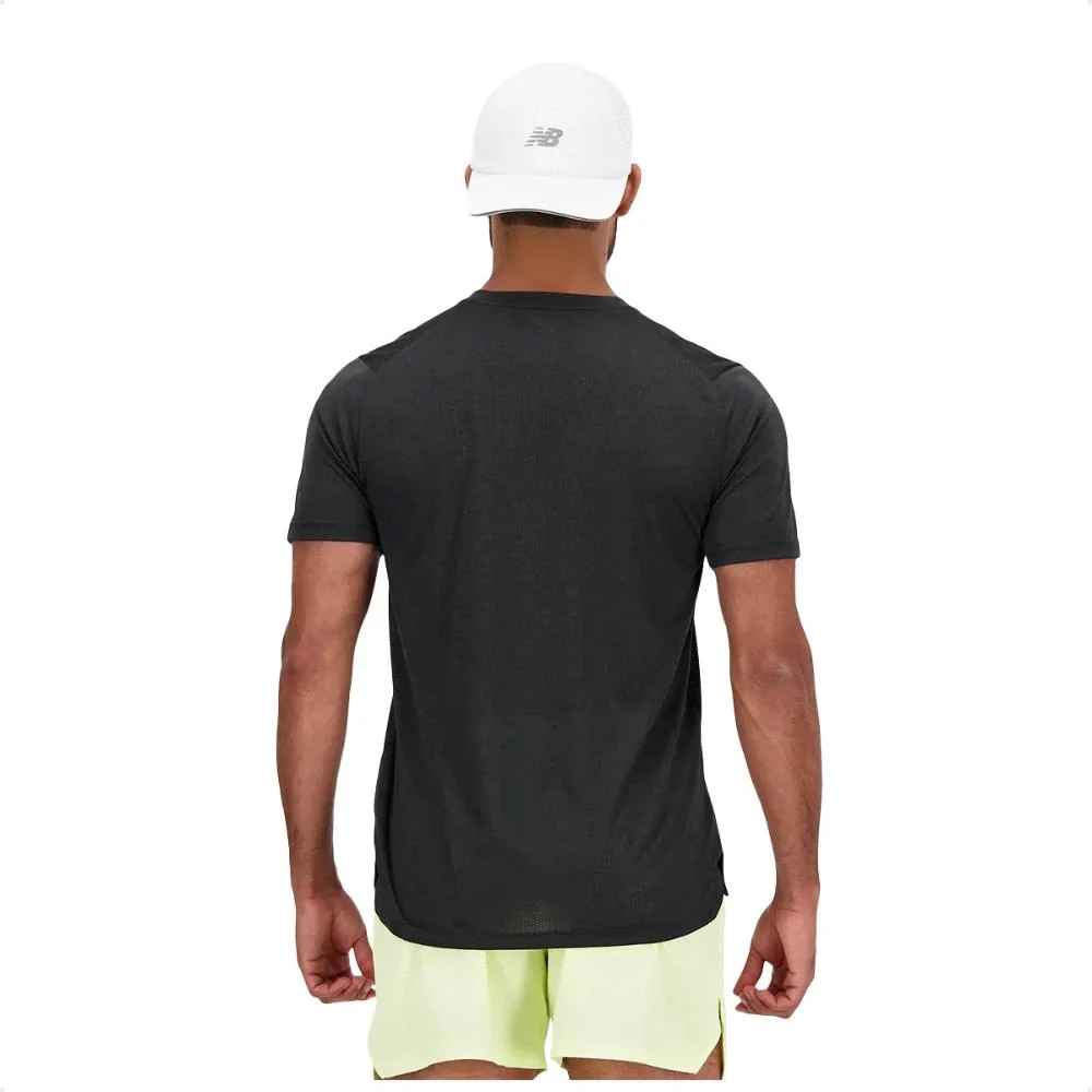 Camiseta New Balance Athletics Run Masculina Preto 3
