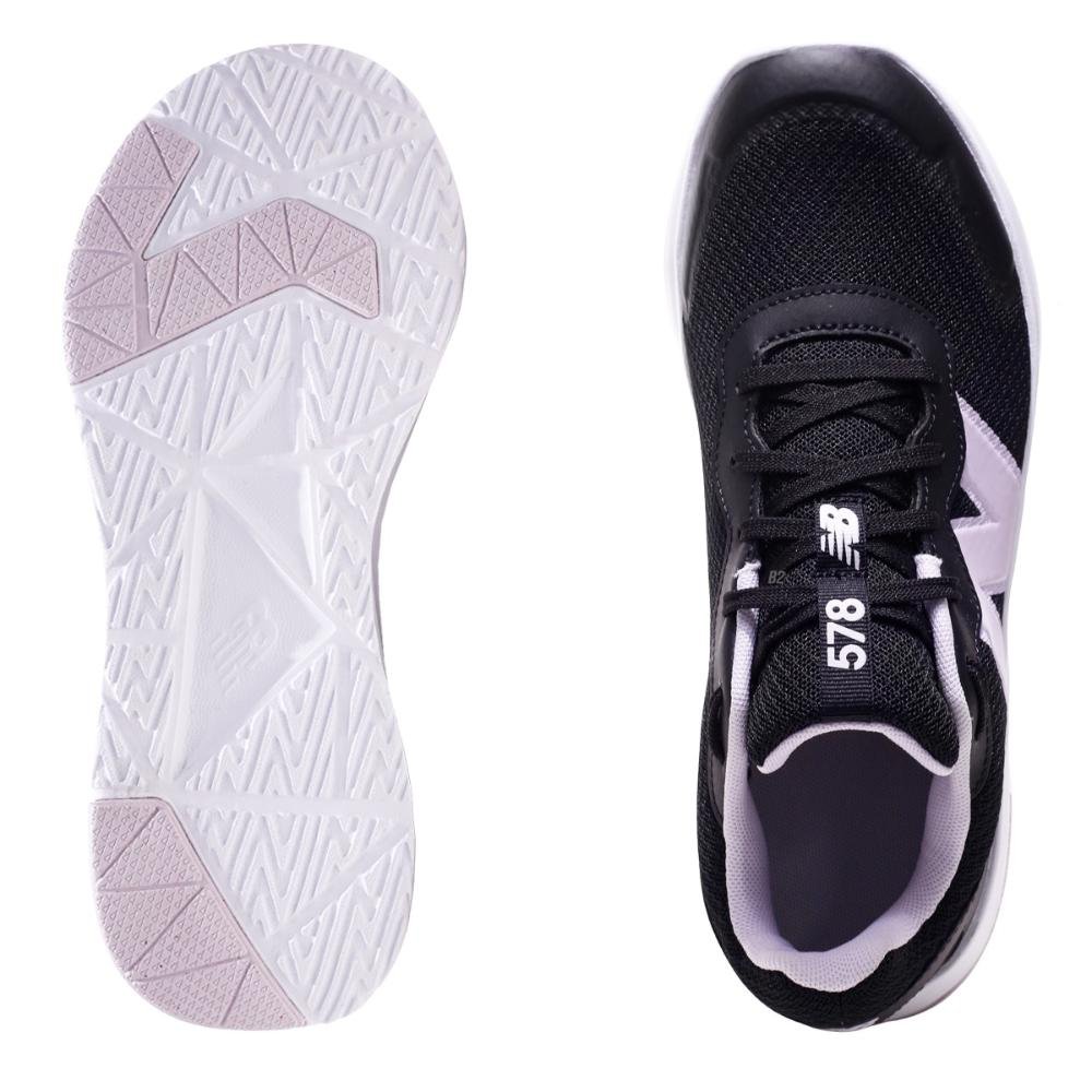 Tênis New Balance 578 Juvenil Preto/Lilás 6
