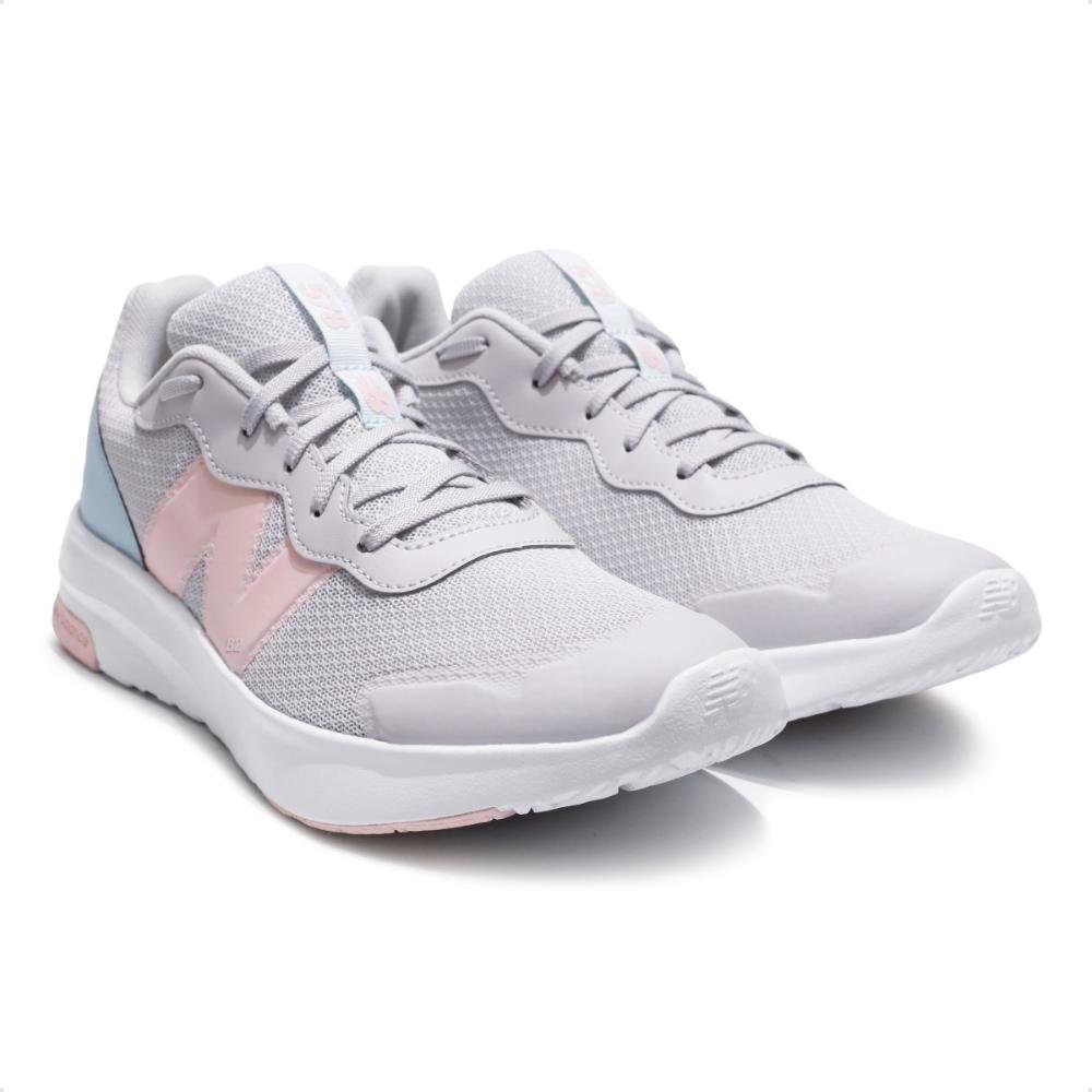 Tênis New Balance 578 Juvenil Cinza/Rosa 3