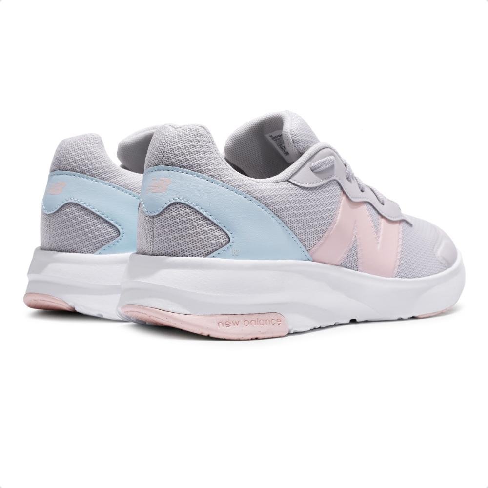Tênis New Balance 578 Juvenil Cinza/Rosa 5