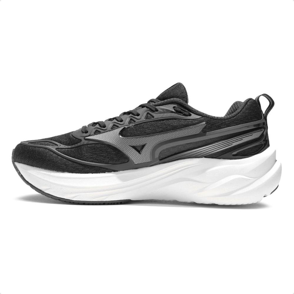 Tênis Mizuno Space 5 Masculino  Preto/Prata 2