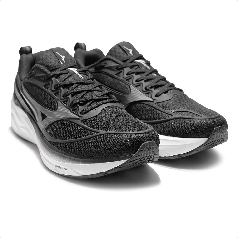 Tênis Mizuno Space 5 Masculino  Preto/Prata 3