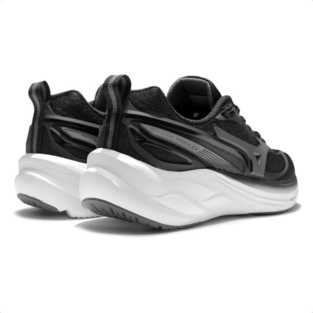 Tênis Mizuno Space 5 Masculino  Preto/Prata 5