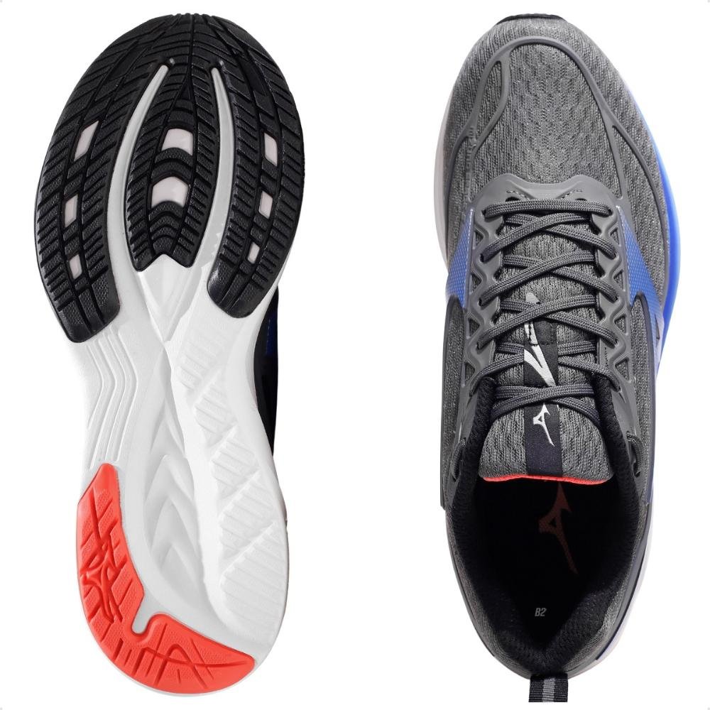 Tênis Mizuno Space 5 Masculino  Chumbo/Azul 6