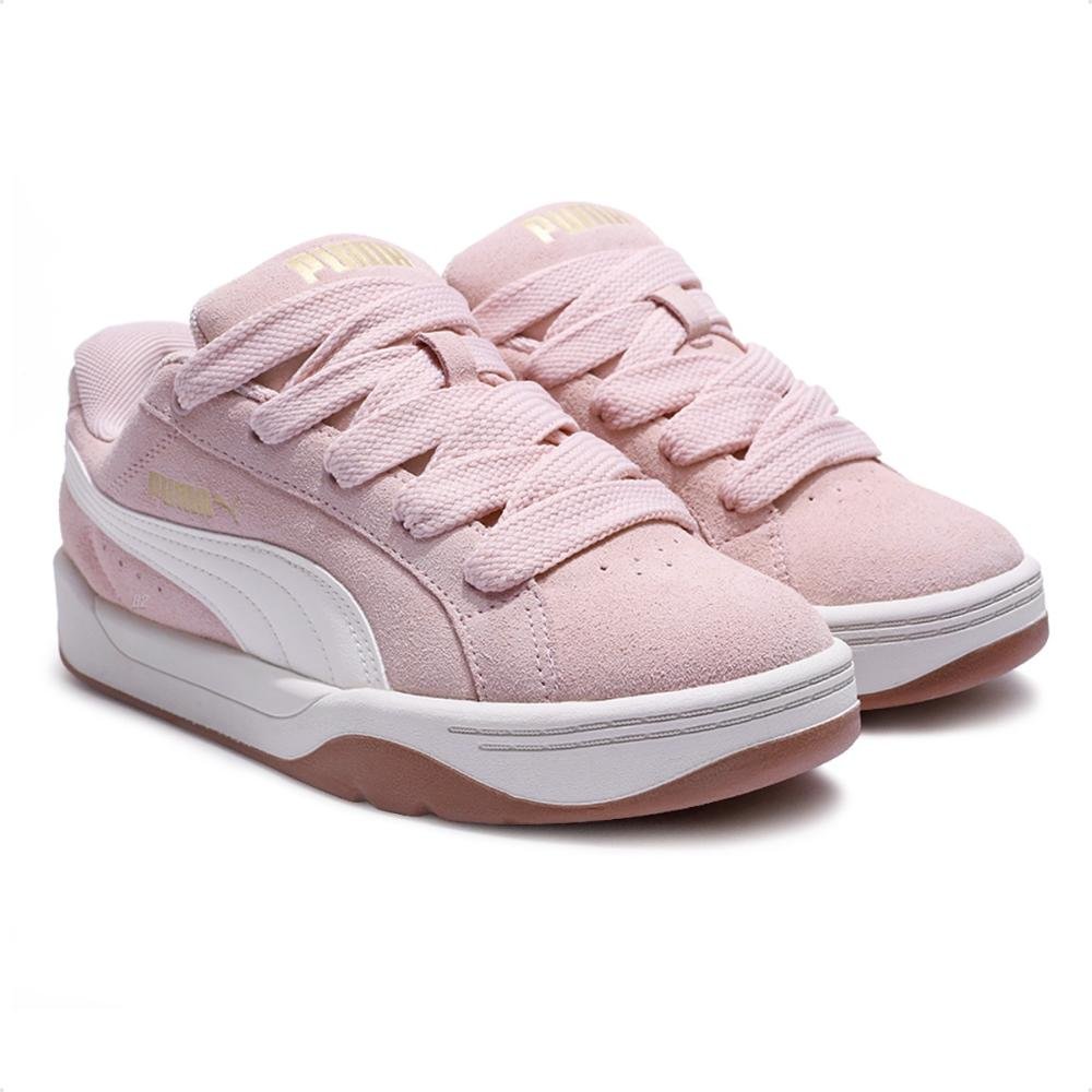 Tênis Puma Park Lifestyle Easy Sd Feminino Rosa/Branco 3