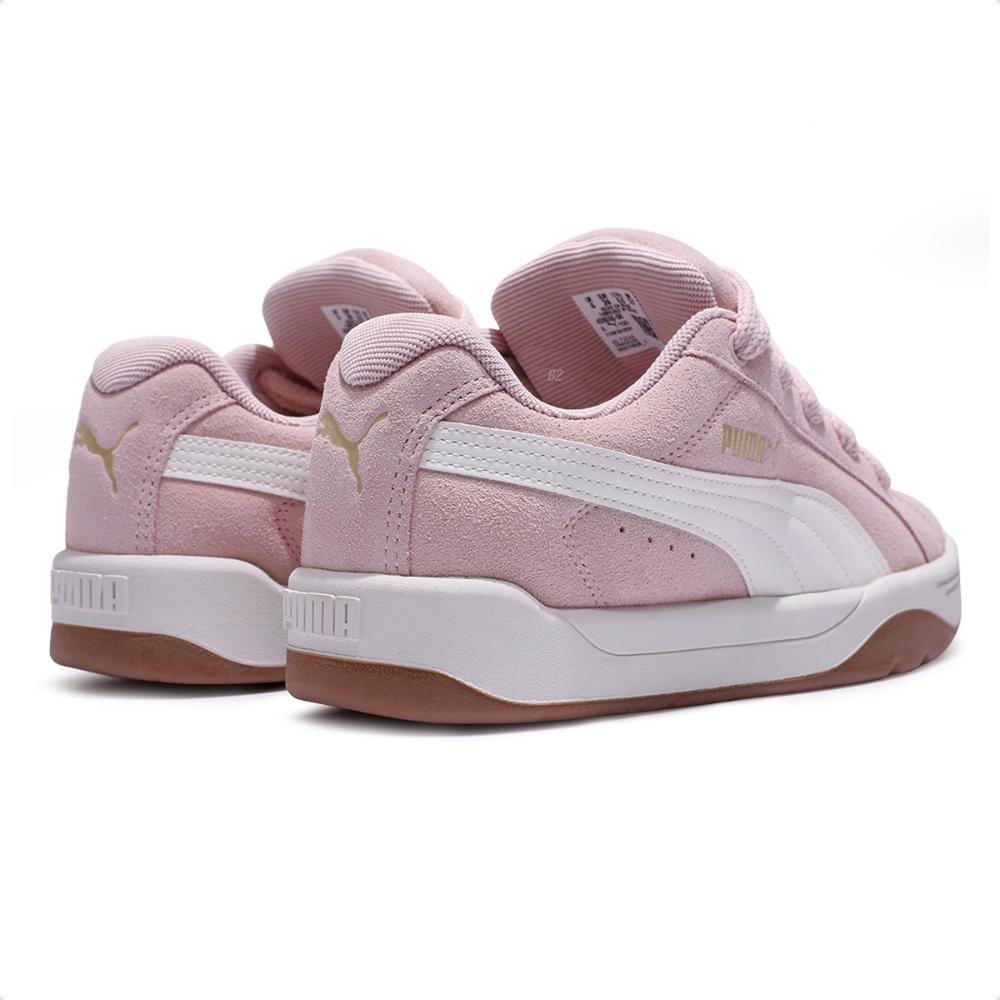 Tênis Puma Park Lifestyle Easy Sd Feminino Rosa/Branco 5