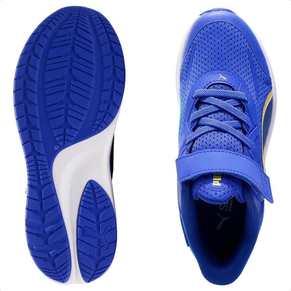 Tênis Puma Skyrocket 2 Ac + Ps Infantil Azul 6
