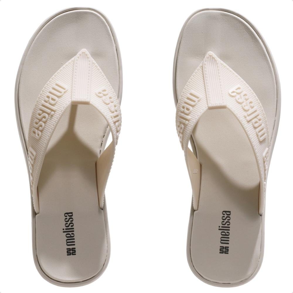 Sandália Melissa M-Lover Thong Platform Feminina Bege 7