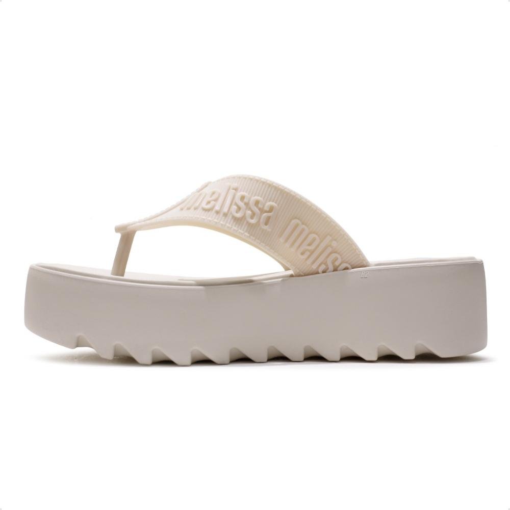 Sandália Melissa M-Lover Thong Platform Feminina Bege 2