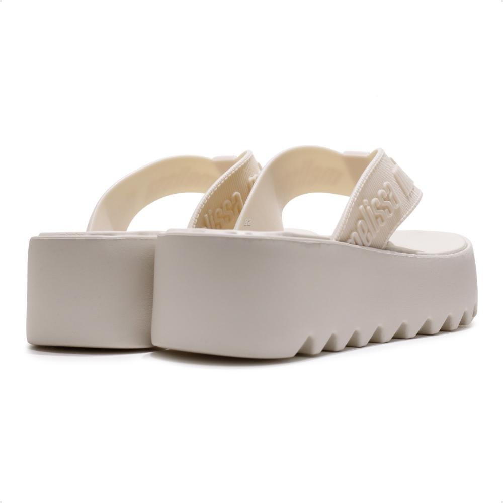 Sandália Melissa M-Lover Thong Platform Feminina Bege 5