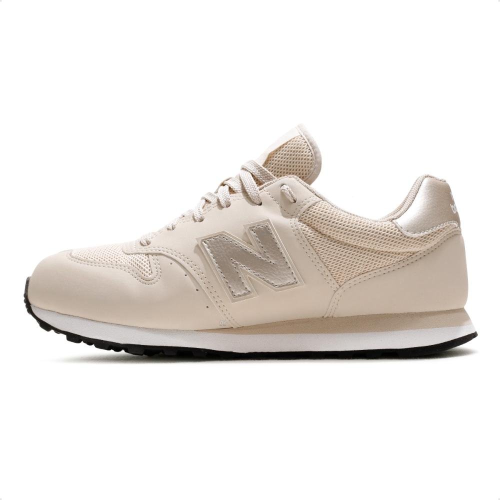 Tênis New Balance 500 V2 Feminino  Bege / Dourado 2