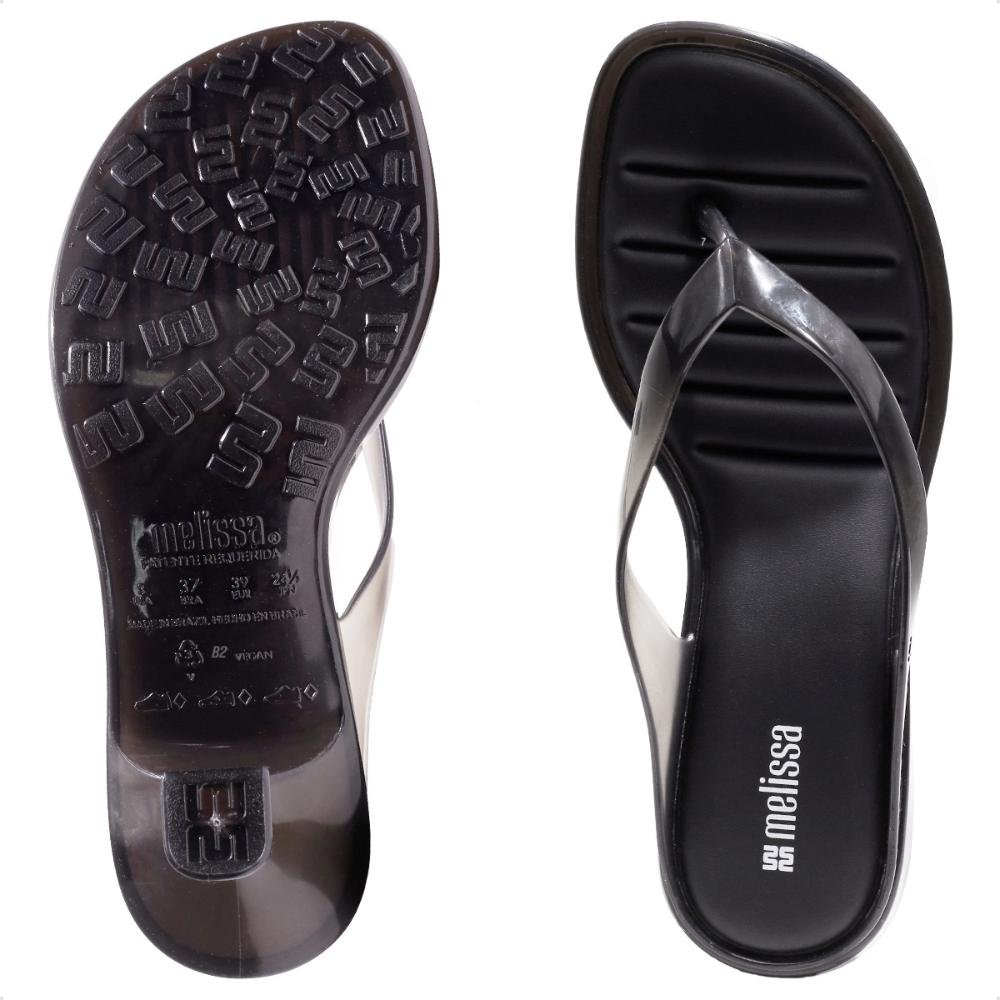 Sandália Melissa Thong Kitten Hell Feminino Preto 6