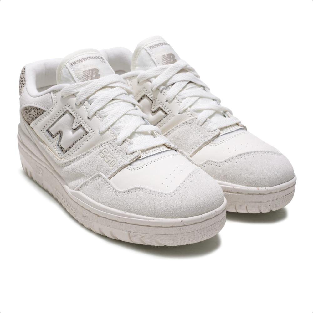 Tênis New Balance 550 Feminino Branco/Animal Print 3