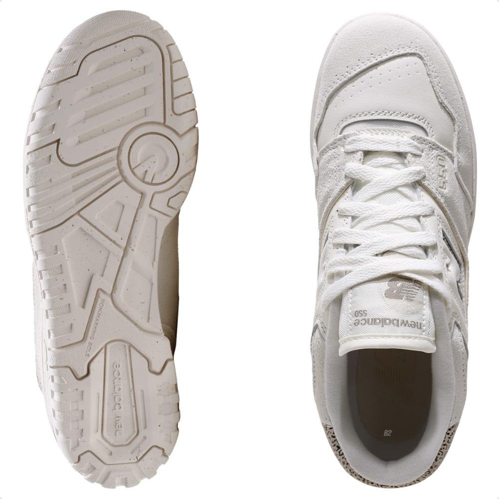 Tênis New Balance 550 Feminino Branco/Animal Print 6
