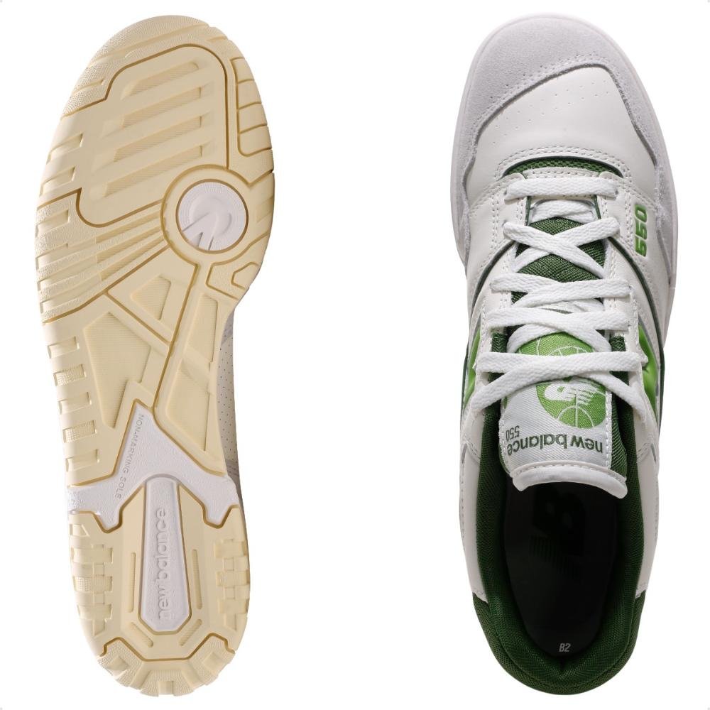 Tênis New Balance 550 Masculino  Bege/Verde 6