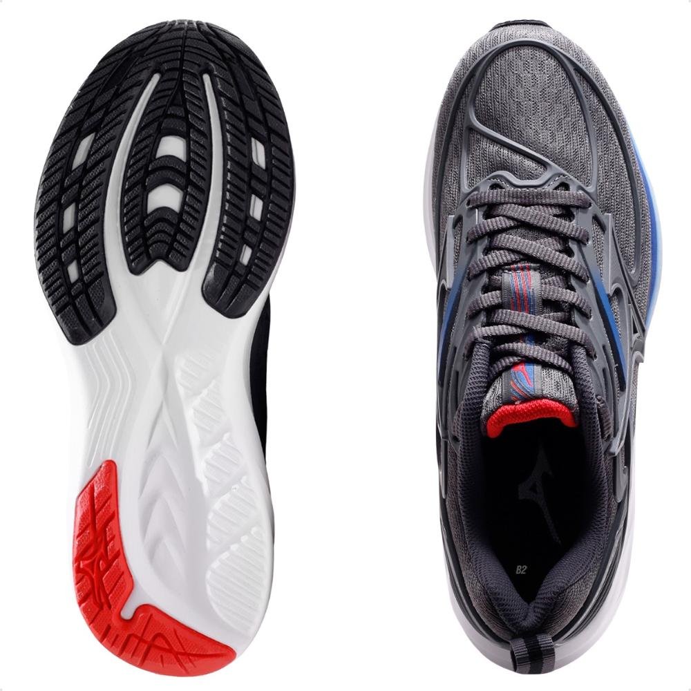 Tênis Mizuno Space 6 Junior Cinza 6