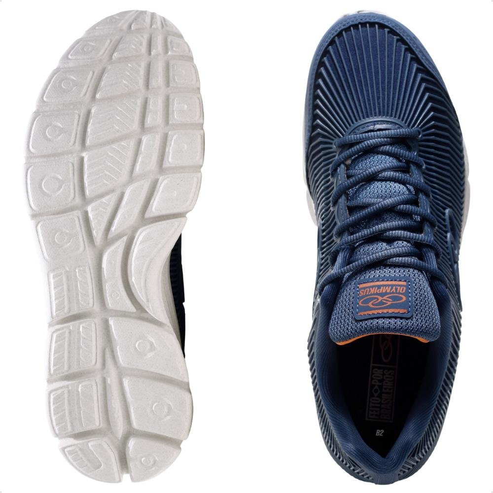 Kit 2 Pares de Tênis Olympikus Proof 3 Masculino Azul/Verde Militar 9