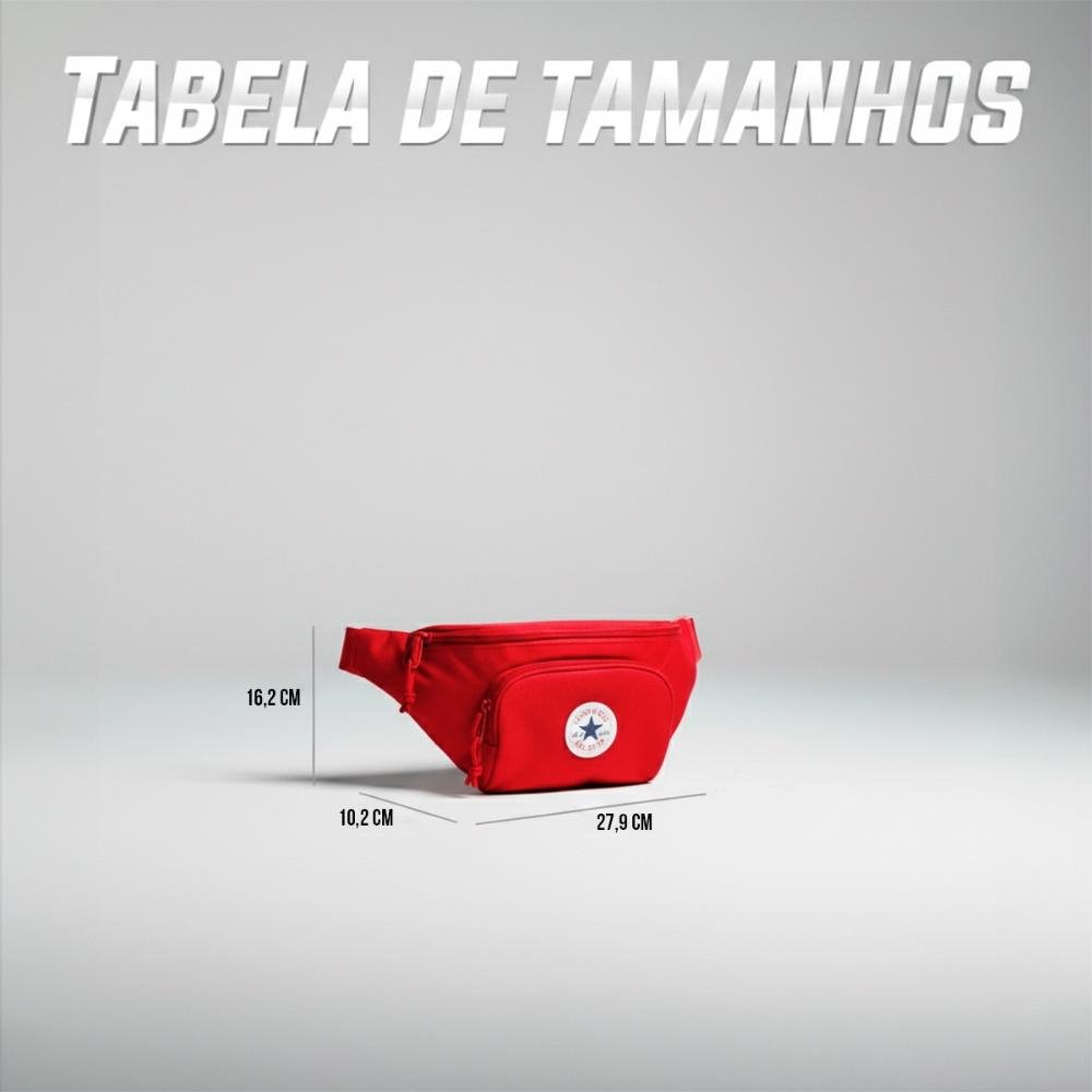 Pochete Converse All Star Bag Go 2 Sling Unissex Preto 4