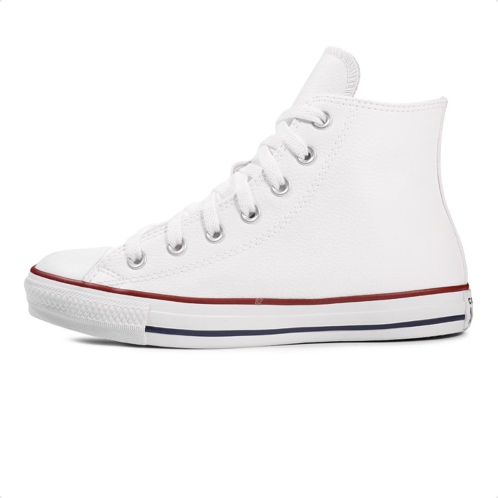 Tênis Converse Chuck Taylor All Star Cano Alto + 1 Chaveiro  Branco 2