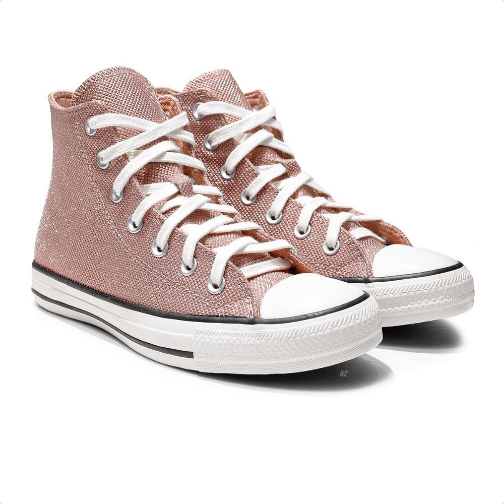 Tênis Converse Chuck Taylor All Star Cano Alto Feminino Rosa 5