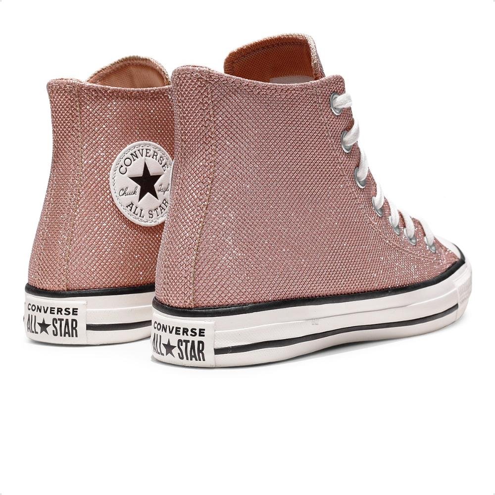 Tênis Converse Chuck Taylor All Star Cano Alto Feminino Rosa 6