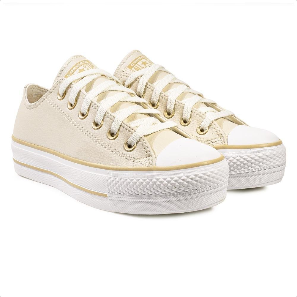 Tênis Converse Chuck Taylor All Star Lift Feminino  Bege 3