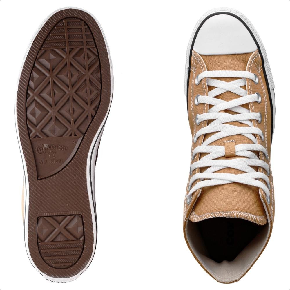 Tênis Converse Chuck Taylor All Star Seasonal Colors Cano Alto Feminino Marrom 6