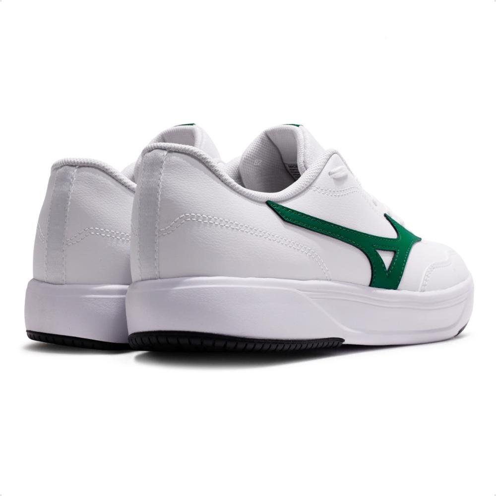 Tênis Mizuno City Wall Unissex Branco/Verde 5