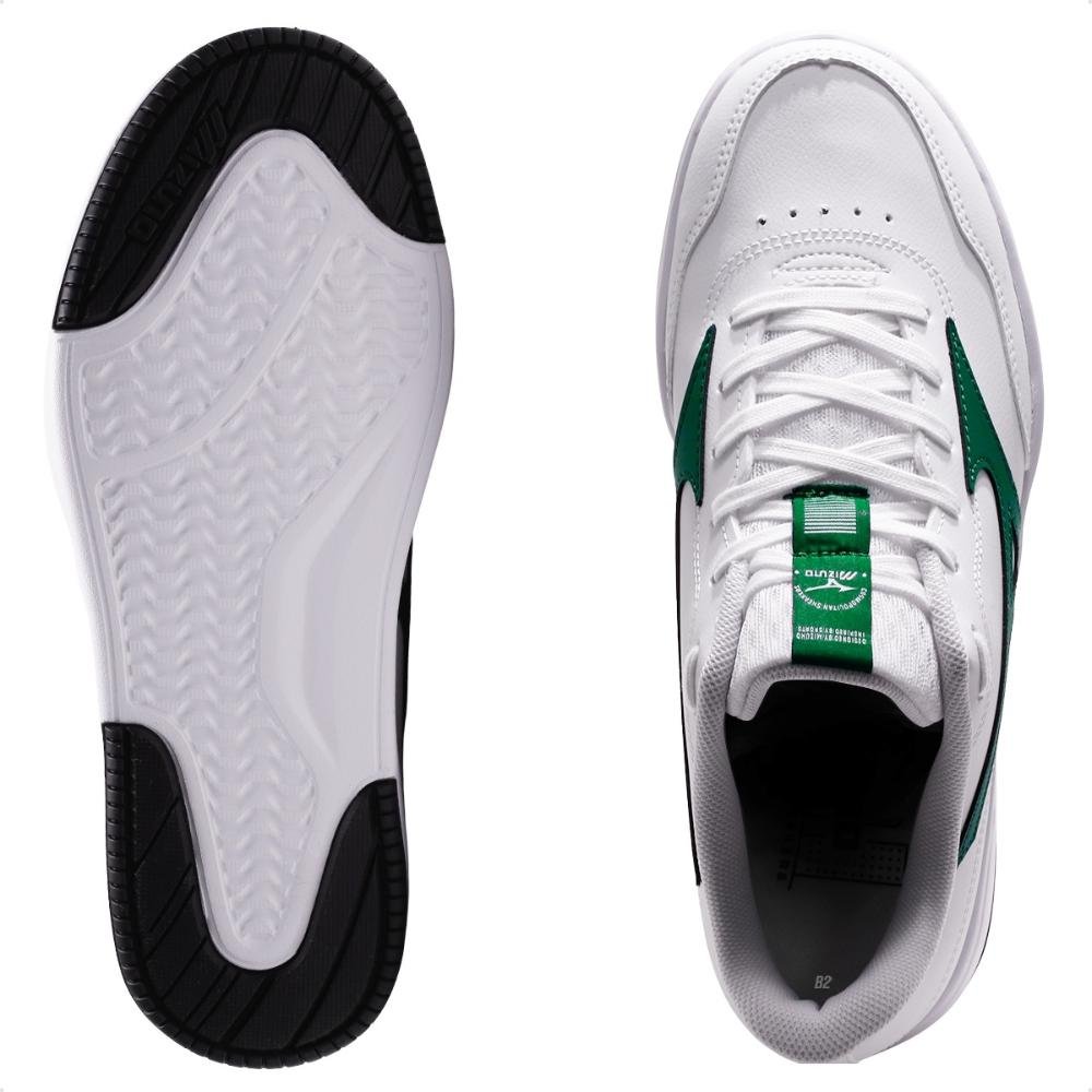 Tênis Mizuno City Wall Unissex Branco/Verde 6
